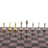 Шахматы подарочные каменные с металлическими фигурами Стаунтон 36 см лемезит фото 3 — hichess.ru - шахматы, нарды, настольные игры
