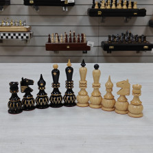 Шахматные фигуры Классика резная Люкс (без доски) — hichess.ru - шахматы, нарды, настольные игры