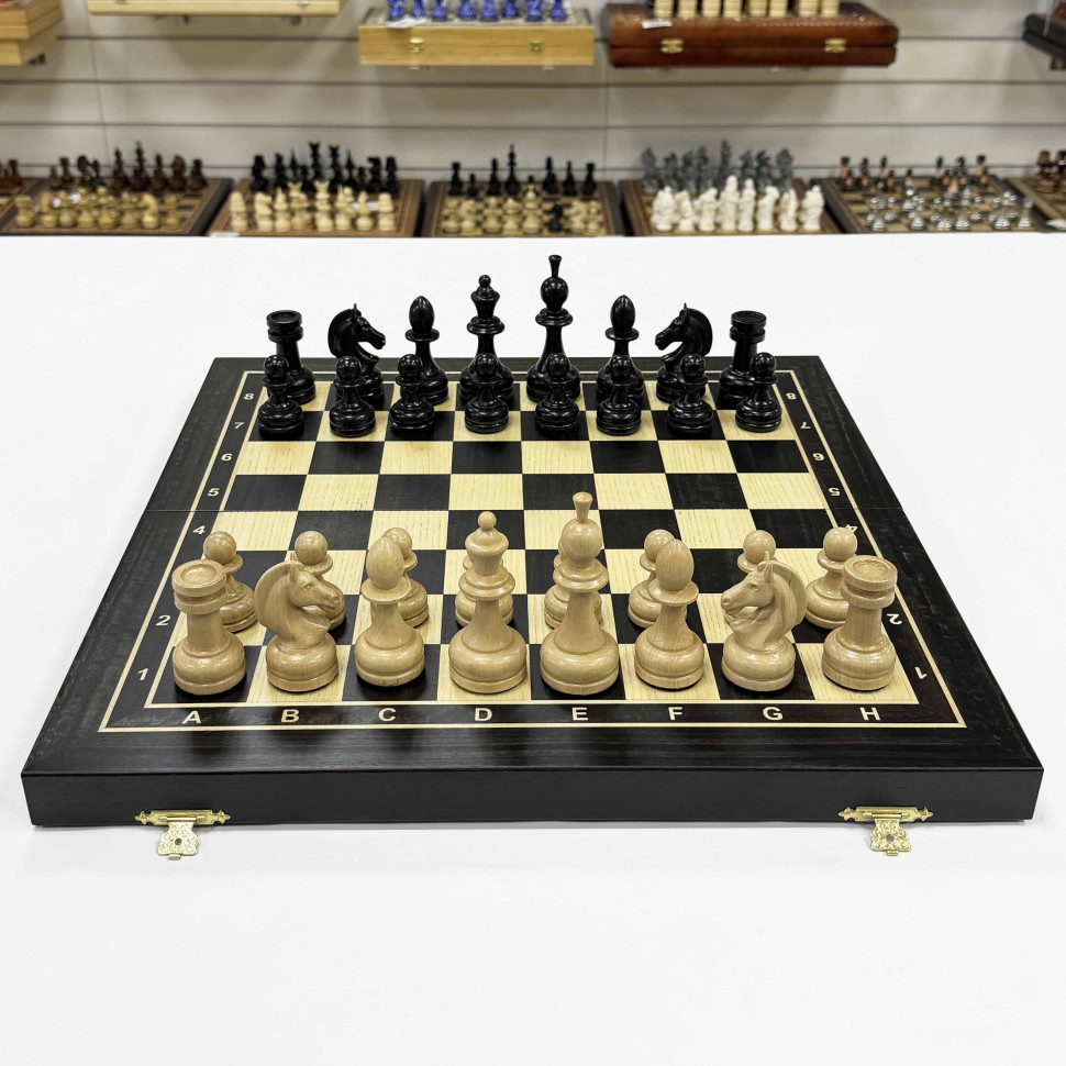 Шахматы деревянные подарочные из эвкалипта Премиальные 45 см фото 1 &mdash; hichess.ru - шахматы, нарды, настольные игры