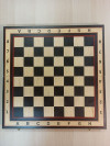 Шахматная доска турнир Черное дерево 50 см фото 1 — hichess.ru - шахматы, нарды, настольные игры