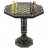 Шахматный стол "Римляне" бронза змеевик фото 2 — hichess.ru - шахматы, нарды, настольные игры