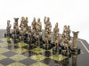 Шахматный стол "Римляне" бронза змеевик фото 3 — hichess.ru - шахматы, нарды, настольные игры