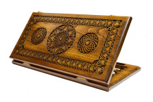 Нарды резные &quot;Орнамент 2&quot;, Mirzoyan — hichess.ru - шахматы, нарды, настольные игры