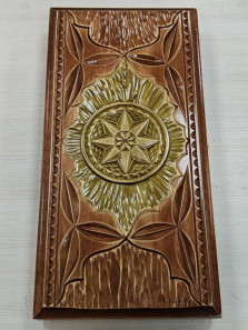 Нарды ручной работы Парусник цветные средние — hichess.ru - шахматы, нарды, настольные игры