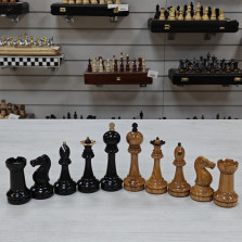 Шахматные фигуры Дворянский Стаунтон из ясеня — hichess.ru - шахматы, нарды, настольные игры