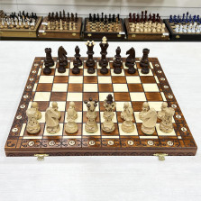 Шахматы подарочные деревянные Амбассадор большие 52 см — hichess.ru - шахматы, нарды, настольные игры