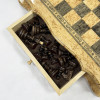 Шахматный ларец подарочный из карельской березы Элит узорный фото 7 &mdash; hichess.ru - шахматы, нарды, настольные игры