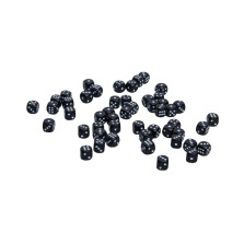 Кости игральные пластиковые, 10мм, 1 шт, цвет черный — hichess.ru - шахматы, нарды, настольные игры