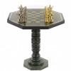 Шахматный стол "Греческая мифология" змеевик фото 2 — hichess.ru - шахматы, нарды, настольные игры