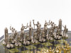 Шахматный стол "Греческая мифология" змеевик фото 4 — hichess.ru - шахматы, нарды, настольные игры