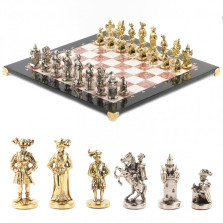 Шахматы &quot;Средневековье&quot; 44х44 см мрамор креноид — hichess.ru - шахматы, нарды, настольные игры