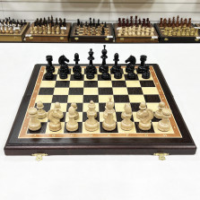 Шахматы подарочные Премиум венге большие — hichess.ru - шахматы, нарды, настольные игры