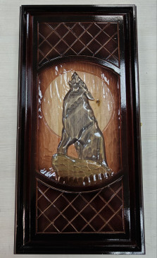 Нарды ручной работы Волк средние — hichess.ru - шахматы, нарды, настольные игры