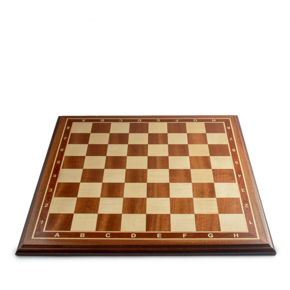 Шахматная доска нескладная махагон 4.5 фото 1 — hichess.ru - шахматы, нарды, настольные игры
