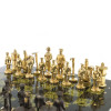 Шахматы каменные Железнодорожники змеевик 40 см фото 2 — hichess.ru - шахматы, нарды, настольные игры