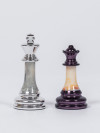 Шахматные фигуры Итальянский дизайн темные Люкс фото 2 — hichess.ru - шахматы, нарды, настольные игры