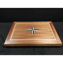 Нарды Роза Ветров красное дерево — hichess.ru - шахматы, нарды, настольные игры