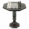 Шахматный стол из мрамора и змеевика №1 фото 2 — hichess.ru - шахматы, нарды, настольные игры