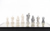 Шахматы "Средневековье" мрамор змеевик 40х40 см №1 фото 5 — hichess.ru - шахматы, нарды, настольные игры