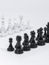 Шахматные фигуры Итальянский Дизайн черно белые фото 2 — hichess.ru - шахматы, нарды, настольные игры