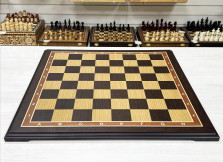 Шахматная доска нескладная Венге большая 50см — hichess.ru - шахматы, нарды, настольные игры