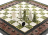 Шахматный стол из мрамора и змеевика №2 фото 5 — hichess.ru - шахматы, нарды, настольные игры