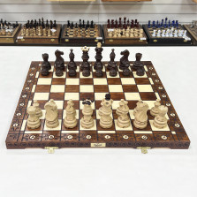 Шахматы подарочные деревянные Император большие — hichess.ru - шахматы, нарды, настольные игры