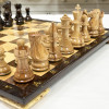 Шахматы эксклюзивные нескладные из дерева ореха и клена Суприм глянцевые фото 4 — hichess.ru - шахматы, нарды, настольные игры