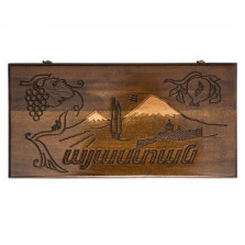 Нарды резные «Хайастан» 50, Haleyan — hichess.ru - шахматы, нарды, настольные игры