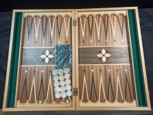 Нарды подарочные большие Геометрия — hichess.ru - шахматы, нарды, настольные игры