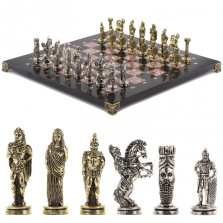 Шахматы &quot;Александр Македонский&quot; 36х36 см из креноида — hichess.ru - шахматы, нарды, настольные игры