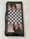 Нарды деревянные Медведь с ручкой подарочные  фото 3 — hichess.ru - шахматы, нарды, настольные игры