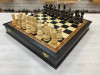 Шахматы резные Классика в ларце моренный дуб фото 3 — hichess.ru - шахматы, нарды, настольные игры