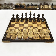 Шахматы эксклюзивные нескладные из ореха и клена Премиальные люкс — hichess.ru - шахматы, нарды, настольные игры