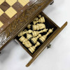 Шахматы в ларце с выдвижными ящиками из массива бука Султан фото 6 &mdash; hichess.ru - шахматы, нарды, настольные игры