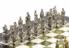 Шахматы "Троянская война" 28х28 см змеевик мрамор фото 3 — hichess.ru - шахматы, нарды, настольные игры