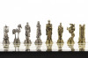 Шахматы "Троянская война" 28х28 см змеевик мрамор фото 5 — hichess.ru - шахматы, нарды, настольные игры