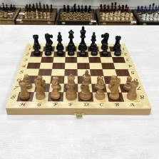 Шахматы деревянные Суприм с утяжелением — hichess.ru - шахматы, нарды, настольные игры
