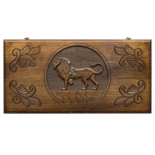 Нарды резные &quot;Лев&quot; 60, Zakaryan — hichess.ru - шахматы, нарды, настольные игры