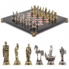 Шахматы &quot;Троянская война&quot; 28х28 см из креноида — hichess.ru - шахматы, нарды, настольные игры