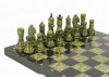 Шахматы "Классические" камень змеевик 40х40 см фото 4 — hichess.ru - шахматы, нарды, настольные игры