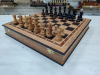 Шахматы эксклюзивные Индийский Стаунтон эвкалипт, бук фото 4 — hichess.ru - шахматы, нарды, настольные игры