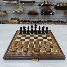 Шахматы подарочные ручной работы Махагон с фигурами Индийский Стаунтон — hichess.ru - шахматы, нарды, настольные игры