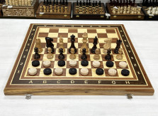 Шахматы-нарды-шашки Красное дерево Суприм — hichess.ru - шахматы, нарды, настольные игры