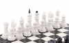 Шахматы "Мраморные" из камня доска 40х40 см фото 3 — hichess.ru - шахматы, нарды, настольные игры