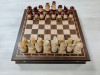 Шахматы резные Моряки ручной работы в ларце из ореха фото 1 — hichess.ru - шахматы, нарды, настольные игры