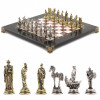 Шахматы "Троянская война" 28х28 см лемезит мрамор фото 1 — hichess.ru - шахматы, нарды, настольные игры