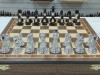 Шахматы подарочные в ларце Орех с фигурами Итальянский дизайн Люкс (2) фото 6 — hichess.ru - шахматы, нарды, настольные игры