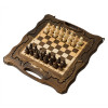 Шахматы резные с Араратом, ручкой и ложементом 40, Haleyan фото 1 — hichess.ru - шахматы, нарды, настольные игры