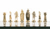 Шахматы "Викинги" бронзовые 40х40 см мрамор змеевик фото 5 — hichess.ru - шахматы, нарды, настольные игры